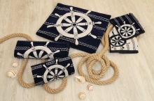 حوله استخری برق لامع طرح کشتی سایز 130*65 سانتی متر