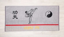 حوله استخری برق لامع مدل کونگ فو سایز 140*70 سانتی متر