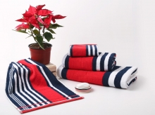 حوله دستی برق لامع طرح نیویورکر سایز 130*65 سانتی متر