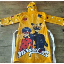 حوله پالتویی بچه گانه چاپی ماهان مدل دختر کفشدوزک