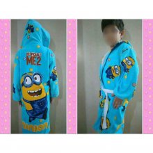 حوله پالتویی بچه گانه چاپی ماهان مدل مینیون