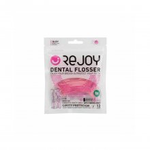 نخ دندان دسته‌دار مدل ReJoy Dental Flosser Gum Care بسته 18 عددی همراه با کیف سفر