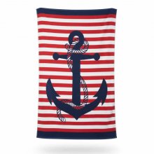 حوله استخری چاپی طرح لنگر سایز 130*70سانتی متر