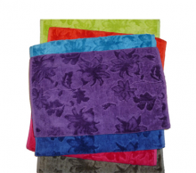 حوله استخری برق لامع طرح نیلوفر 140*70 سانتی متر